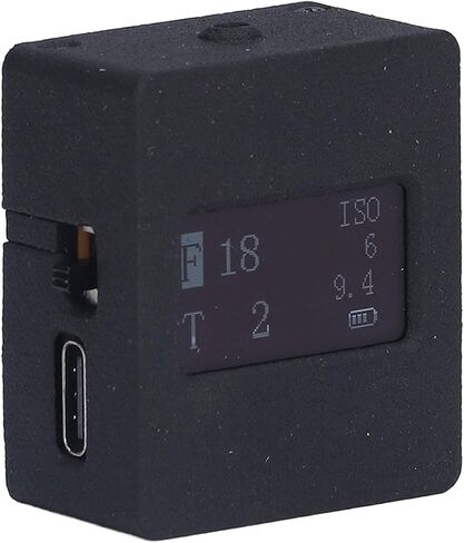 YWBL-WH Photography Photometer, ABS Cold Hot Shoe Fixing Light Meter with USB Cable for Camera, OLED Display and 30 Degree Reflection Measurement for Photographers in Kuwait