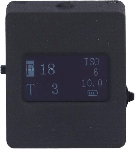YWBL-WH Photography Photometer, ABS Cold Hot Shoe Fixing Light Meter with USB Cable for Camera, OLED Display and 30 Degree Reflection Measurement for Photographers in Kuwait