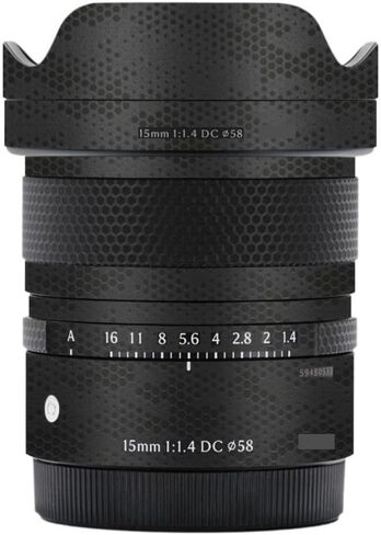 15 1.4 DC Anti-Scratch Camera Lens Skin Protective Vinyl Wrap Film Protector Cover Sticker ，Graffiti White：for Sigma 15mm F1.4 DC fit for Sony/Fuji Mount | Just sticker skin,Don't include the body of camera lens in Kuwait