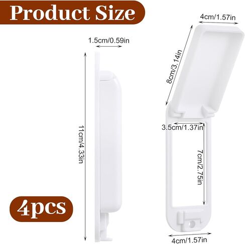 4-Pack Switch Guard,Light Switch Guard Cover,to Prevent Accidental On/Off, Child Safety Lock for Home & Nursery in Kuwait