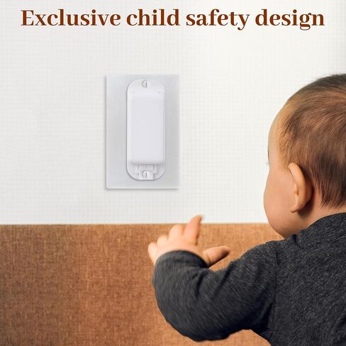 4-Pack Switch Guard,Light Switch Guard Cover,to Prevent Accidental On/Off, Child Safety Lock for Home & Nursery in Kuwait