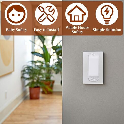 4-Pack Switch Guard,Light Switch Guard Cover,to Prevent Accidental On/Off, Child Safety Lock for Home & Nursery in Kuwait