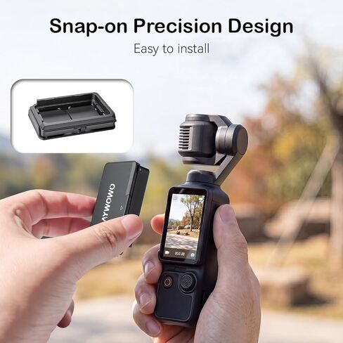 Screen Sun Hood for DJI Osmo Pocket 3 Accessories, Snap-on Foldable Anti-Glare Sun Shade, 15g Lightweight Display Visor for Outdoor Vlogging & Travel Recording in Kuwait