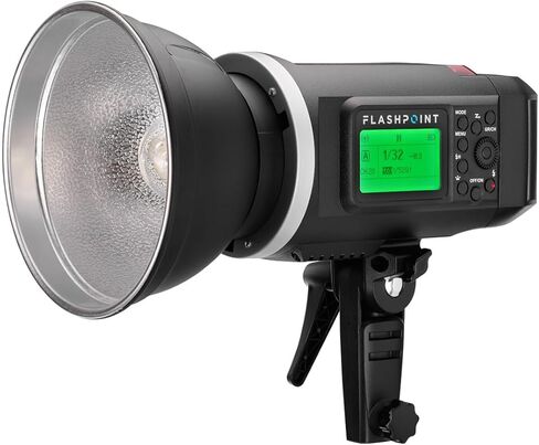 Flashpoint XPLOR 600 R2 Manual HSS Battery-Powered Outdoor Flash, Bundle with Glow EZ Lock 25" Silver Beauty Dish in Kuwait