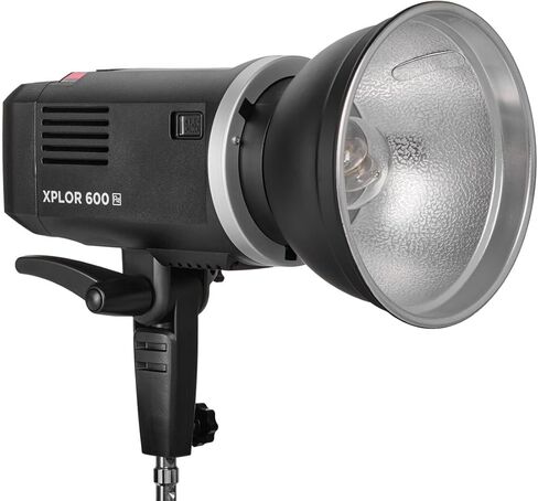 Flashpoint XPLOR 600 R2 Manual HSS Battery-Powered Outdoor Flash, Bundle with Glow EZ Lock 25" Silver Beauty Dish in Kuwait