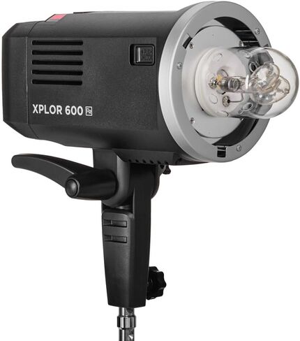 Flashpoint XPLOR 600 R2 Manual HSS Battery-Powered Outdoor Flash, Bundle with Glow EZ Lock 25" Silver Beauty Dish in Kuwait