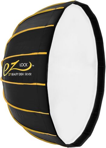 Flashpoint XPLOR 600 R2 Manual HSS Battery-Powered Outdoor Flash, Bundle with Glow EZ Lock 25" Silver Beauty Dish in Kuwait