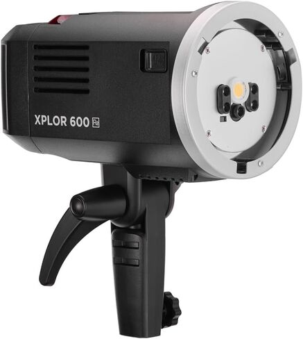 Flashpoint XPLOR 600 R2 Manual HSS Battery-Powered Outdoor Flash, Bundle with Glow EZ Lock 25" Silver Beauty Dish in Kuwait