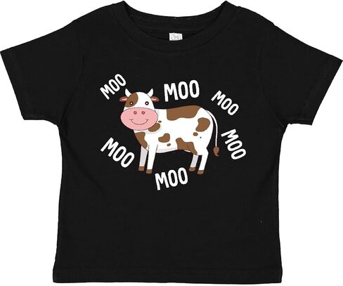 inktastic Cute Cow MOO Farm Animal Toddler T-Shirt in Kuwait