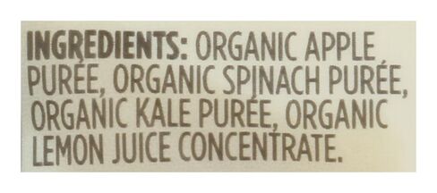 365 by Whole Foods Market Organic Apple Spinach Kale Baby Food Sgl, 4 OZ in Kuwait