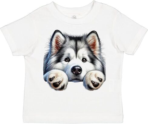 inktastic Husky Dog Toddler T-Shirt in Kuwait