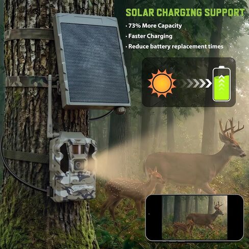 4-Pack Reveal Lipo Lithium Battery Pack Compatible with Reveal Cellular Trail Camera X Gen 3.0, 2.0, X Pro 3.0, Pro, X Ultra 3.0, SK, XB, X - Upgraded LED Meter & Solar Charging (EM6-4Pack-1) in Saudi Arabia