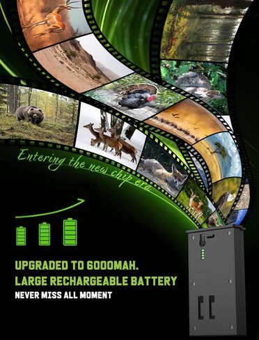 4-Pack Reveal Lipo Lithium Battery Pack Compatible with Reveal Cellular Trail Camera X Gen 3.0, 2.0, X Pro 3.0, Pro, X Ultra 3.0, SK, XB, X - Upgraded LED Meter & Solar Charging (EM6-4Pack-1) in Saudi Arabia