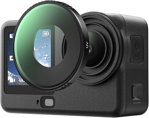TELESIN CPL Filter for DJI Osmo Action 6, Screw-On Polarizing Lens | Multi-Coated HD Optical Glass Reduces Glare and Reflections, Enhances Color Contrast for Vlog Travel | Action 6 Accessories in Kuwait