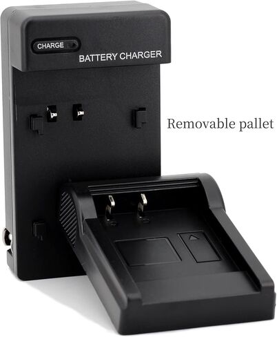 Norifon CGA-S007 Wall Charger for Panasonic DMC-TZ11, DMC-TZ15 | Compaitble with Panasonic DMC-TZ4, DMC-TZ5, Lumix DMC-TZ1, DMC-TZ2, DMC-TZ3, DMC-TZ4K, DMC-TZ4S with Foldable Plug in Kuwait