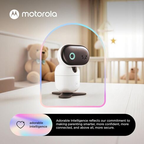 Motorola Nursery PIP1710 Connect Baby Monitor with AI Cry Detection & Translation | Wi-Fi HD Camera, 5" Touch Screen Parent Unit, App Monitoring, Night Vision in Kuwait
