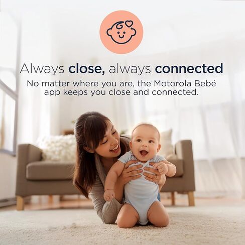 Motorola Nursery PIP1710 Connect Baby Monitor with AI Cry Detection & Translation | Wi-Fi HD Camera, 5" Touch Screen Parent Unit, App Monitoring, Night Vision in Kuwait