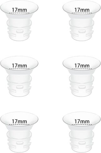 2 Sets Breast Pump Part Kits with 24mm Non-Heated Flange Compatible with eufy S1 Pro/S1/E20, Not for E20 Model, Fit for eufy Breast Pump Replacement Parts, Diaphragms, Valve, Collector, Flange in Kuwait
