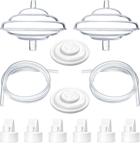 Replacement Breast Pump Parts Compatible for Spectra S1 S2 9 Plus Breastpumps with Duckbill Valves Tubes Backflow Protector in Kuwait