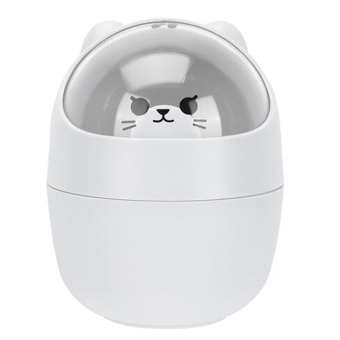 Mini Trash Can with Lid Cute Cartoon Cat Desktop Garbage Bin Small Waste Container for Office Dormitory Table Use in Kuwait