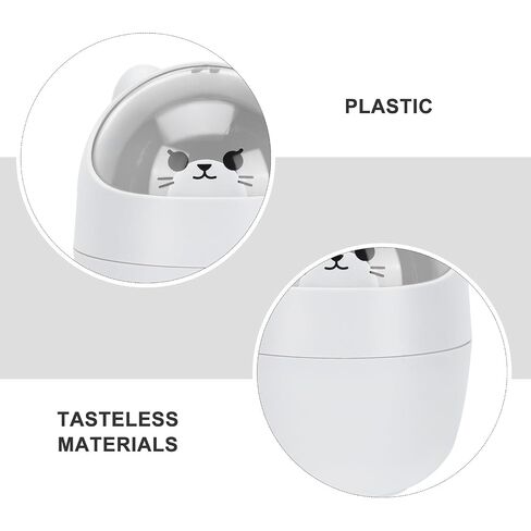 Mini Trash Can with Lid Cute Cartoon Cat Desktop Garbage Bin Small Waste Container for Office Dormitory Table Use in Kuwait