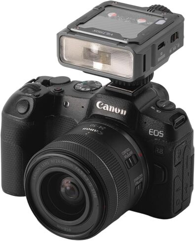 VILTROX TTL Flash for Canon, 26W/s 1800mAh On Camera Flash for Canon, Rechargeable Small Flashlight for Camera, GN16 Mini Flash, 1s Recycle Time, with Softbox (Spark Z3-C, Gray) in Kuwait