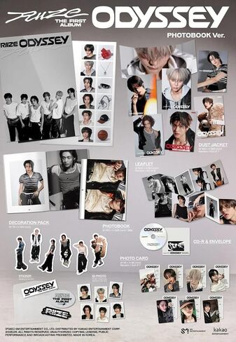 RIIZE ODYSSEY 1st Album [Sohee Ver.] Photobook + CD + Photocard + ID Photo + Decoration Pack + Leaflet (Fly Up) in Kuwait