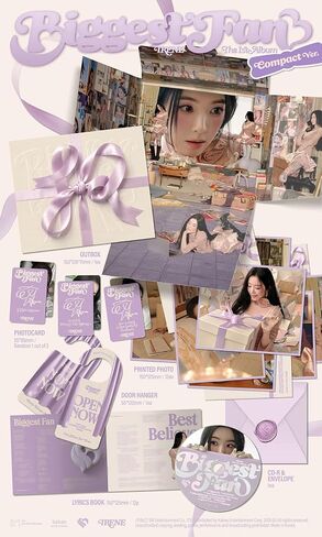 IRENE Biggest Fan 1st Album [Compact Ver.] CD + Photocard + Printed Photo + Door Hanger + Lyrics Book (Red Velvet) in Kuwait