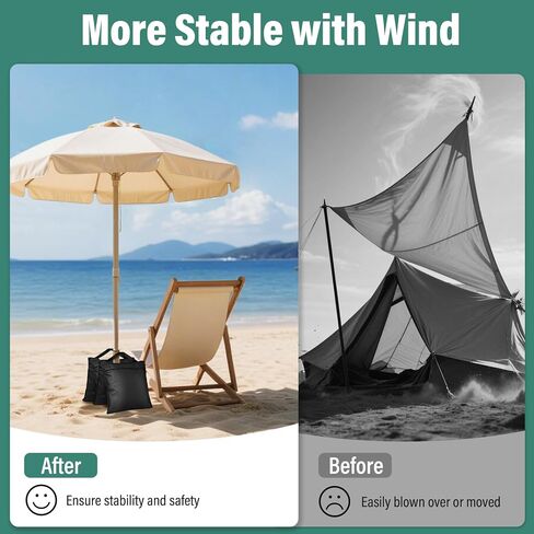 Sandbags Weight Bags for Light Stand Photography Video Support, Heavy Duty Saddlebags for Backdrop Stand, Photo Tripod, Canopy, Pop up Tent, Umbrella Base, Fishing Chair-6 Pack in Kuwait
