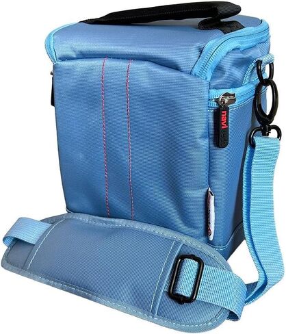Navitech Blue Protective Portable Handheld Binocular Case Travel Bag - Compatible with Vortex Optics Diamondback HD 8x32 Binoculars in Kuwait