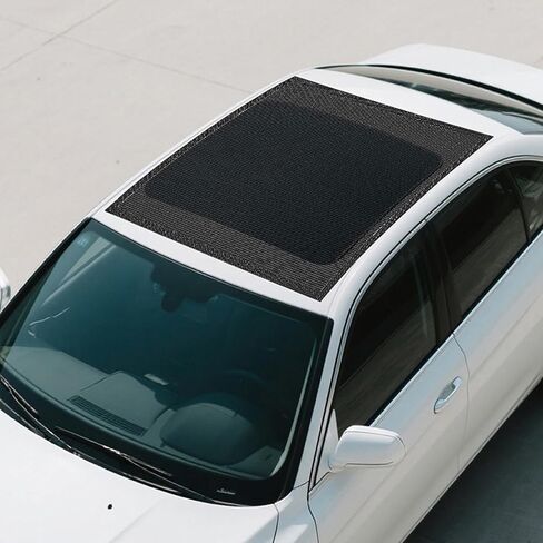 Magnetic Car Sunroof Sun Shade Breathable Mesh for Seat Arosa Exeo Toledo Altea Cordoba Exeo UV Protection Auto Moonroof Screen Cover,95 * 65cm in Kuwait