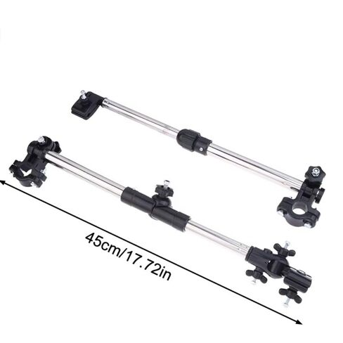 Stainless Steel Rotatable Umbrella Holder for Wheelchairs Bicycles, Adjustable Umbrella Holder Clamp(Style A Foldable) in Kuwait