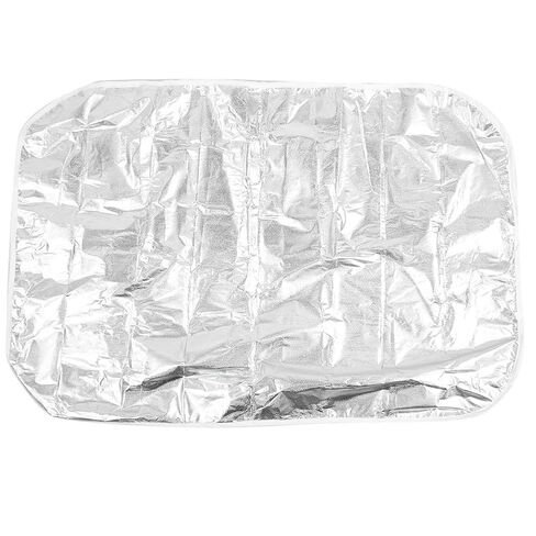 Fafeicy Car Sun Shade Cover, Spunlace PET Aluminized Film Car Cover, Block Heat Insulation Protection, Silver for Kids During Parking Outdoor Use in Kuwait