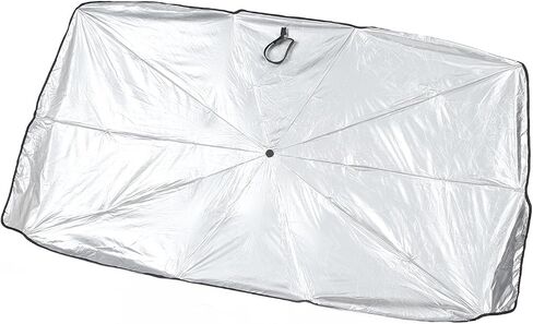 Universal Car Sun Shade Umbrella, Heat Insulation Block Sunshade, Foldable Design for Privacy Protection and Interior Protection in Kuwait