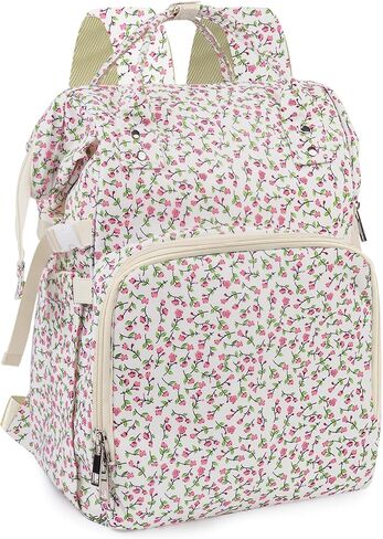 Diaper Bag Backpack,Baby Diaper Bag for Mom,Large Capacity Travel Nappy Bag | Boys Girls with Stroller Straps in Kuwait
