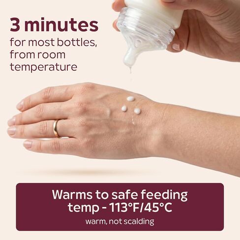 Baby Bottle Warmer for Breastmilk and Formula, 8-in-1 Defroster, Baby Food Heater, Steam Care Cycle, BPA-Free PP, CPSIA-Tested, 24H Keep Warm, Night Light, Auto Shut-Off in Kuwait