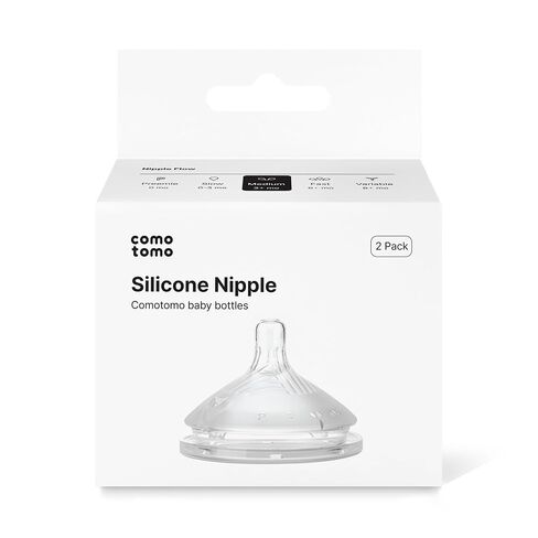 Newborn Baby Bottle Feeding Set – Comotomo Gen 2 5oz Silicone Baby Bottles (Green) + Slow Flow & Medium Flow Nipples – Anti Colic Breast Like Bottle for Newborn Feeding in Kuwait