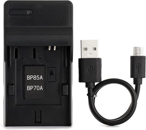 Norifon SLB-70A USB Charger for Samsung AQ100, DV100, DV101, DV150F | Compaitible with Samsung DV90, ES80, ES90, ES95, SL605, PL120, TL105, TL110, TL205, WB30F, WP10 Camera in Kuwait