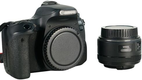 Front Body Cap and Rear Lens Cap Cover for Canon EOS EF/EF-S Lens for Rebel T7 T6 T5 T8i T7i T6i SL3 SL2 T6S,5D Mark IV/III/II, 6D Mark II/I, EOS 90D/80D 77D 70D, 7D Mark II, 1D X Mark II in Kuwait