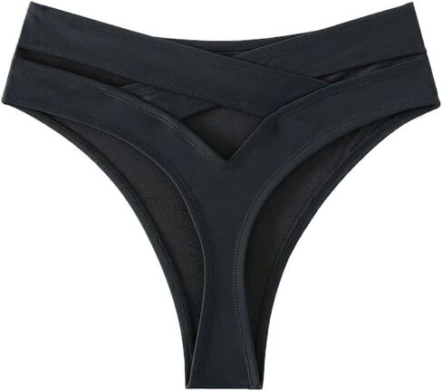 Women Summer Beach Solid Color Bikini Thong Bottoms All Trunk in Kuwait