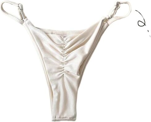 Women's Solid Color Thong, for Bikini Bottom for Summer Beach in Kuwait