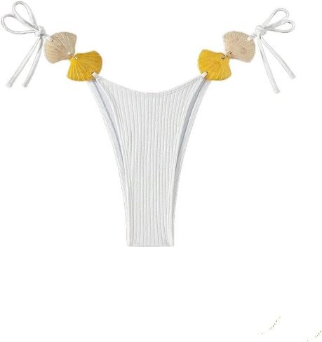 Women's Tie Front Bikini Bottom Summer in Kuwait