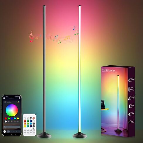 NBBUFF Led Light Bar with Music SynC Color Changing, Led Bar with App & Remote Control, RGB+IC & W Smart RGB Light Bar, USB Powered Led Lights, Dynamic PC Room Monitor Backlight Gaming, 2 Pack in Kuwait