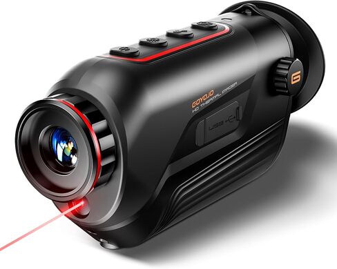 GOYOJO G215 Thermal Imaging Monocular for Hunting, 256x192 (50Hz) Infrared Night Vision Telescope, 15mm Focal Lens Thermal Scopes for Outdoor Night Vision Camera Telescope in Kuwait