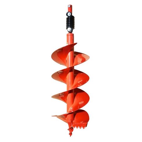 THUNDERBAY 10 Inch Diameter 36 Inch Long Double Sprial Earth Auger Bit with the Patent Shock Spring, Post Hole Digger with 7/8" Drive Drill in Kuwait