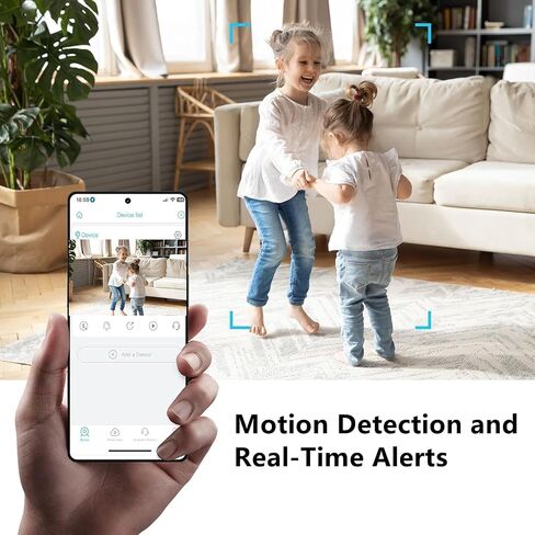 2K Mini Spy Cam Hidden Camera for Home Security Small Nanny Cam with Phone App WiFi Remote Monitor in Kuwait