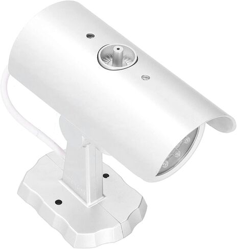 Dummy Security Camera, Flashing LED Deterrent Battery Operated Surveillance Look for Home Shop ABS Black 5.5 x 5.7 x 2.5 in 1 Pack in Kuwait