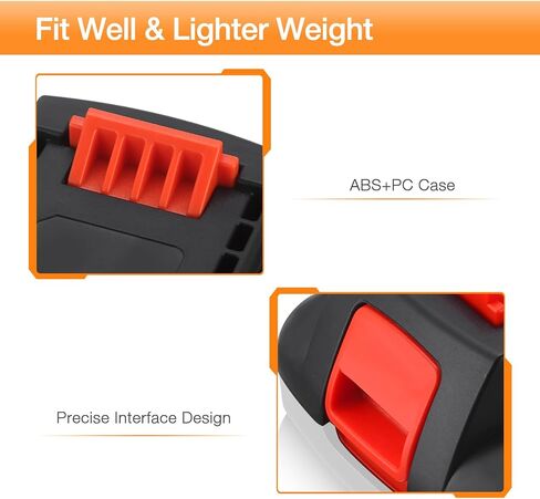 2 Pack 3.0Ah 20V Max Replacement for Black and Decker 20V Lithium Battery, Compatible with Black Decker LB20 LBX20 LST220 LBXR2020-OPE LBXR20B-2 LB2X4020 Cordless Tool Battery in Kuwait