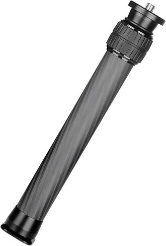 Tripod Extension Pole Tripod Center Column Extension Rod 2 Section Carbon Fiber 32mm 16kg Load 27 to 43.7cm Base with 1/4 and 3/8 Adapter for Camera Gi in Kuwait