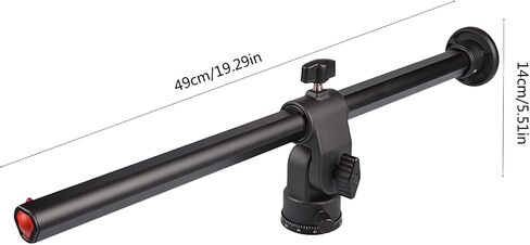 Aluminum Tripod Center Column Extension Boom Arm, 360° Rotatable Multi Angle with Locking for Camera in Kuwait
